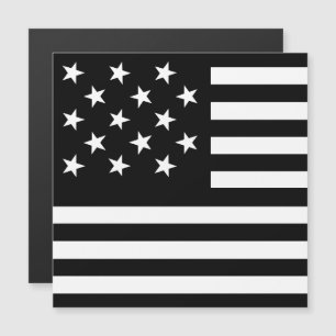 Carte Magnétique Drapeau américain à bannière étoilée noire