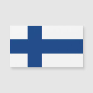 Carte Magnétique Drapeau finlandais Patriotique finlandais