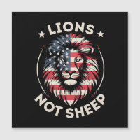 Drapeau USA , LIONS PAS MOUTONS