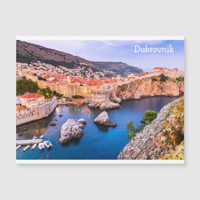 Carte Magnétique Dubrovnik Croatie (Devant)