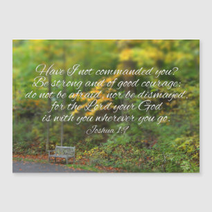 Carte Magnétique Écriture sainte de chrétien de vers de bible de