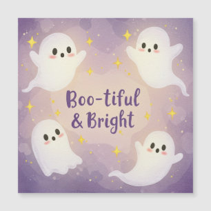 Carte Magnétique Effrayant & Étincelant : Joyeux Halloween