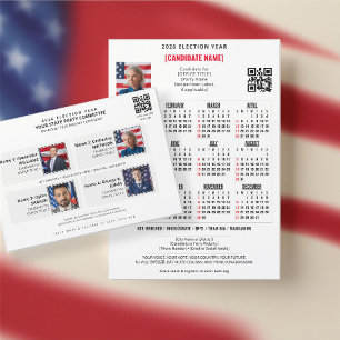 Carte Magnétique Élections politiques patriotiques Calendrier QR Co