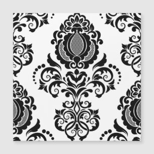 Carte Magnétique Elégant Vintage Damask Texture sans joint