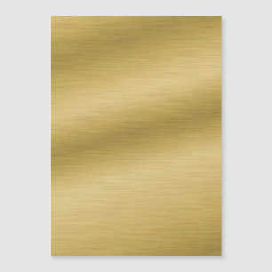 Carte Magnétique Élégante œuvre d'art en faux or brossé