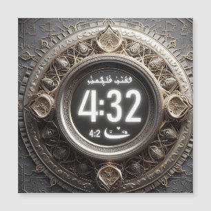 Carte Magnétique Embrasser le jeûne, l'Iftar, la sueur et le reflet
