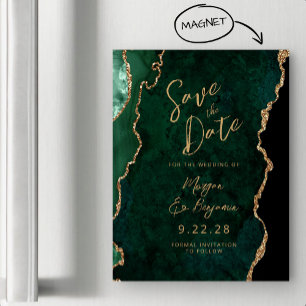 Carte Magnétique Émeraude Verte Agate Magnétique Enregistrer la Dat