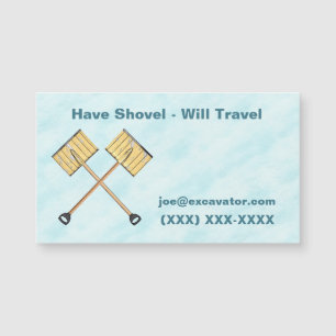 Carte Magnétique Entreprise de tournage de neige