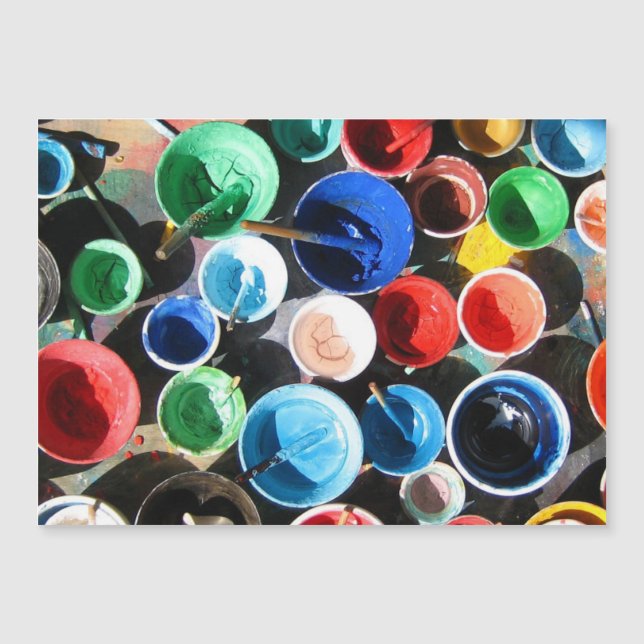 Carte Magnétique Équipement de peinture tibétain (Devant)