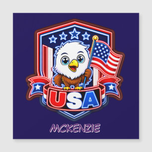 Carte Magnétique États-Unis