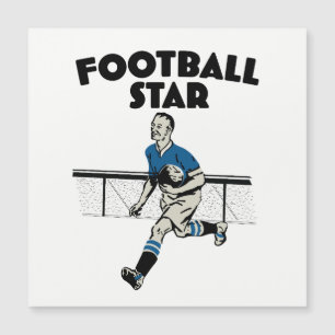 Carte Magnétique Étoile de football