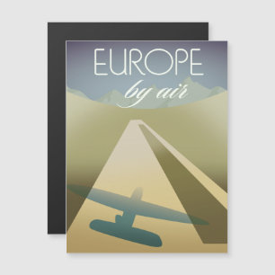 Carte Magnétique Europe en avion