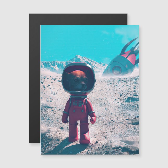 Carte Magnétique Exploration de la planète désolée (Devant / Derrière)