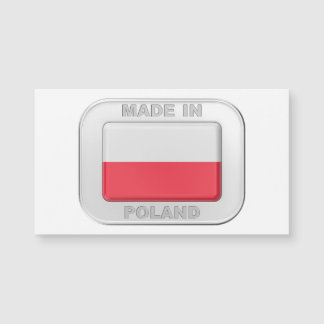 Carte Magnétique Fabriqué en Pologne