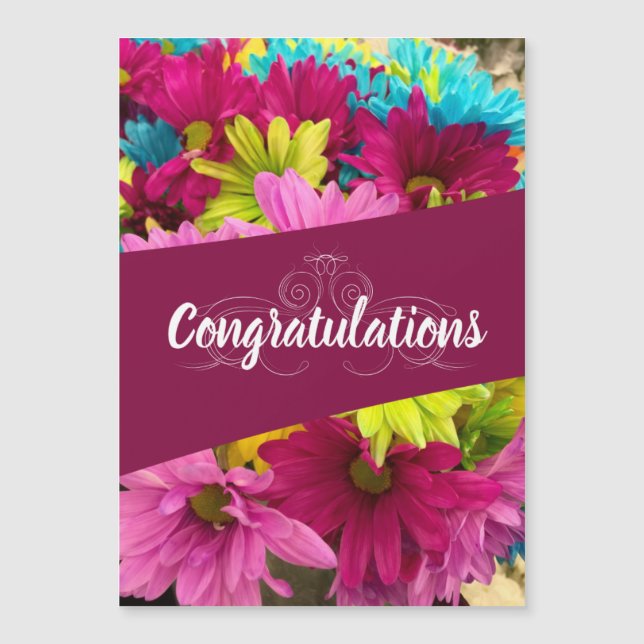 Carte Magnétique Félicitations (Devant)