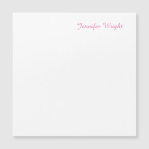 Carte magnétique féminine minimaliste professionne