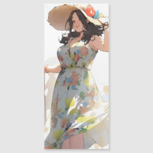 Carte Magnétique Femme Anime Plus Taille