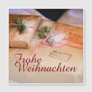 Carte Magnétique Festliche Geschenke als Weihnachtsmotiv