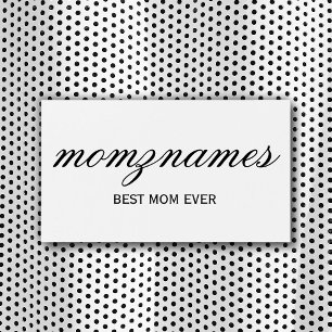 Carte Magnétique Fête des mères de la meilleure mère personnalisée