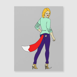 Carte Magnétique fille foy