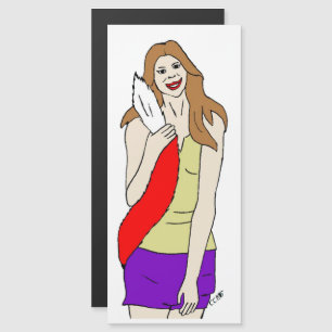 Carte Magnétique fille foy