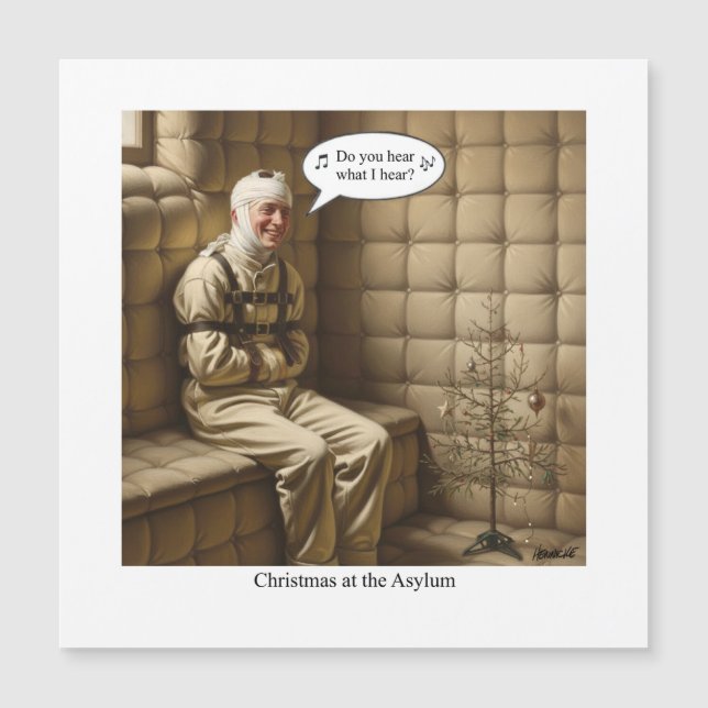 Carte Magnétique Flat Holiday Card (Devant)