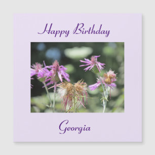 Carte magnétique Fleur sauvage Corfu Lilac