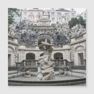 Carte Magnétique Fontaine avec statue de Neptune à Prague