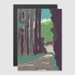 Carte Magnétique Forêt japonaise