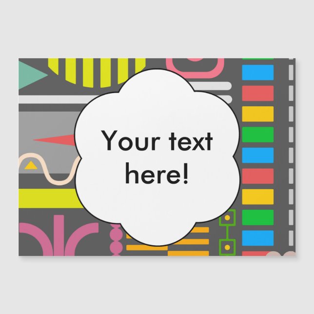 Carte Magnétique Formes diverses (Devant)