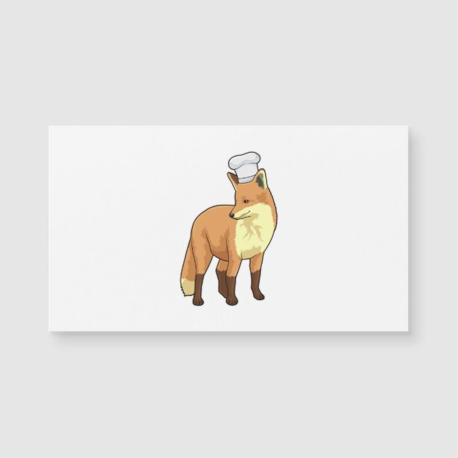 Carte Magnétique Fox as Cook (Devant)