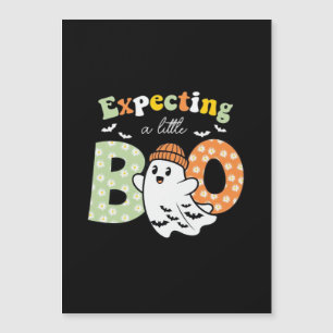 Carte Magnétique Future Maman Enceinte Petit Boo Drôle Halloween De