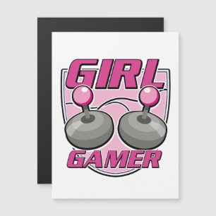 Carte Magnétique Gamer fille