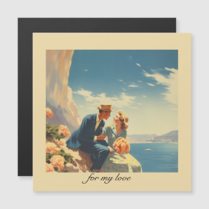 Carte Magnétique Garde-robe Riviera Romance Cadeau Personnalisé