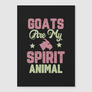 Carte Magnétique Goat design
