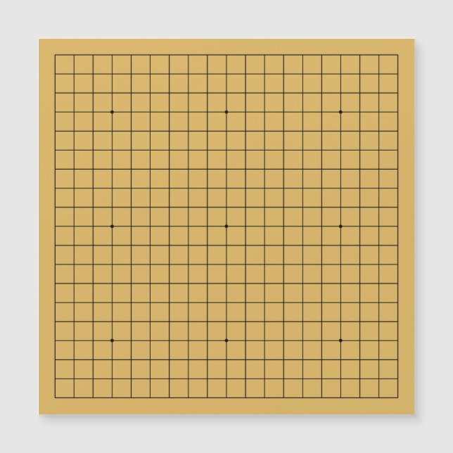 Carte Magnétique Goban Magnetic Card (Devant)