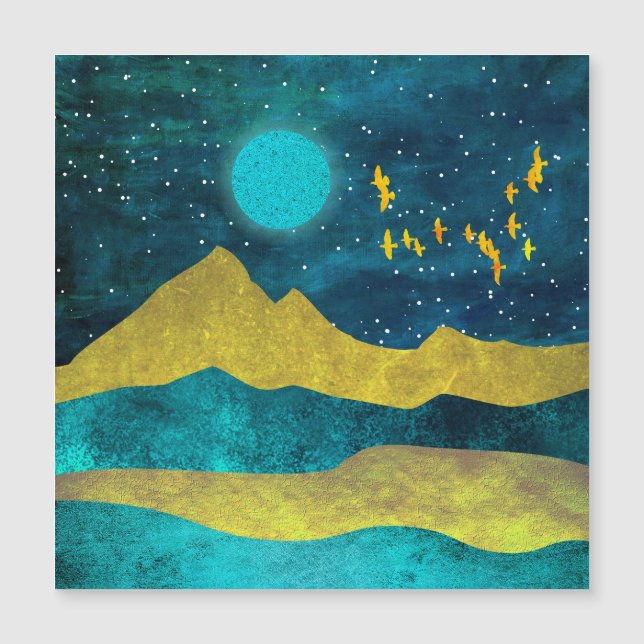 Carte Magnétique Golden Flock (Devant)