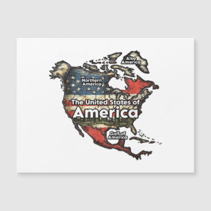 Carte Magnétique Golfe d'Amérique