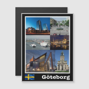 Carte Magnétique Göteborg - Suède - Mosaic -