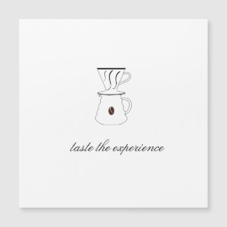 Carte Magnétique goûter l'expérience