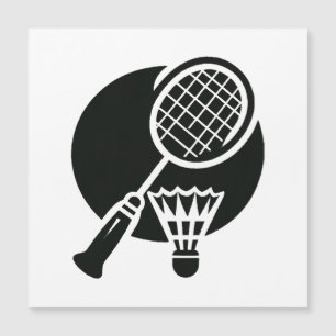Carte Magnétique Graphique de badminton