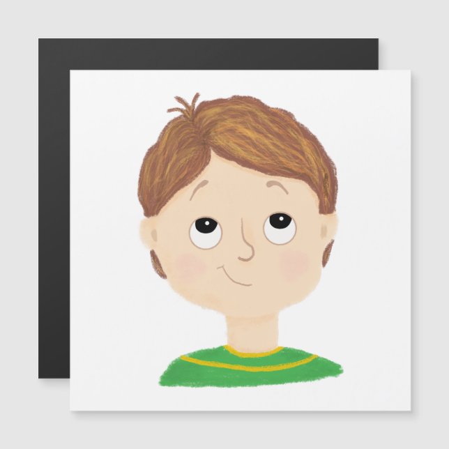 Carte Magnétique Graphique Mes émotions (Devant / Derrière)