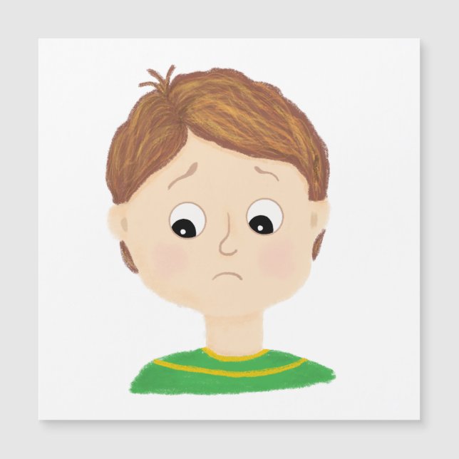 Carte Magnétique Graphique Mes émotions (Devant)