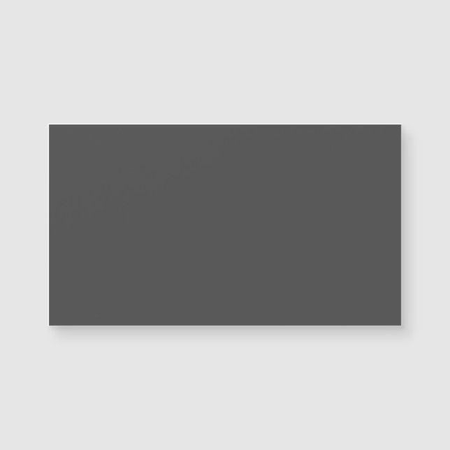 Carte Magnétique Gris foncé #434343, Gris frisé (Devant)