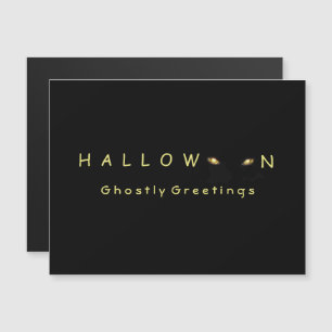 Carte Magnétique Halloween Cat Eyes