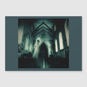 Carte Magnétique Halloween - Haunted Church 3