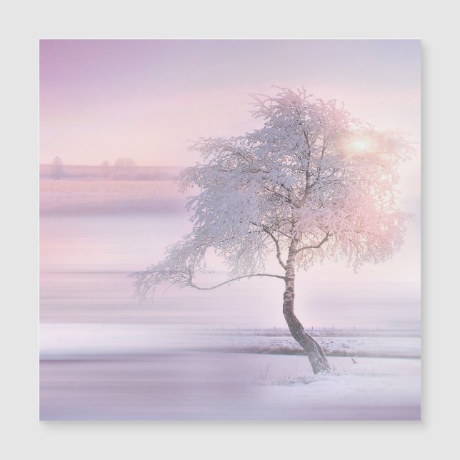 Carte Magnétique Hiver 05 (Devant)