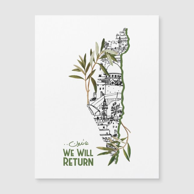 Carte Magnétique Homes dans la carte, Embracé par les Branches d'Ol (Devant)