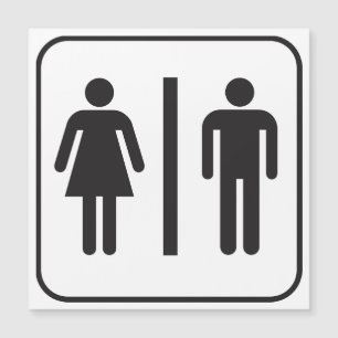 Carte Magnétique icône toilette