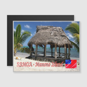 Carte Magnétique Île de Manono - Fale - Samoa -